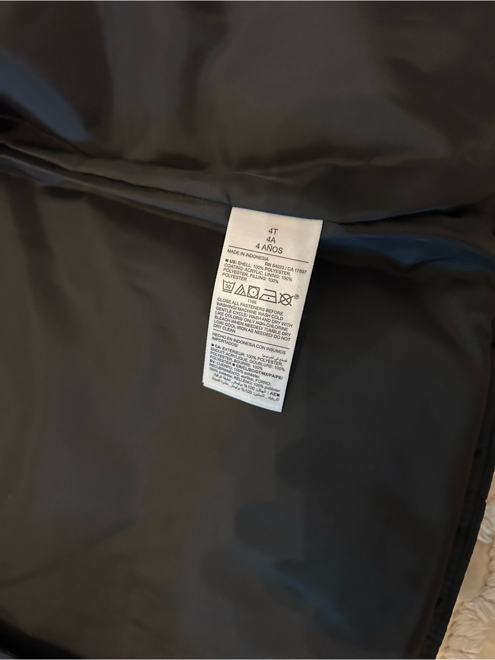 Kids Jacket Subcategory Identification - Picture 4 of 4